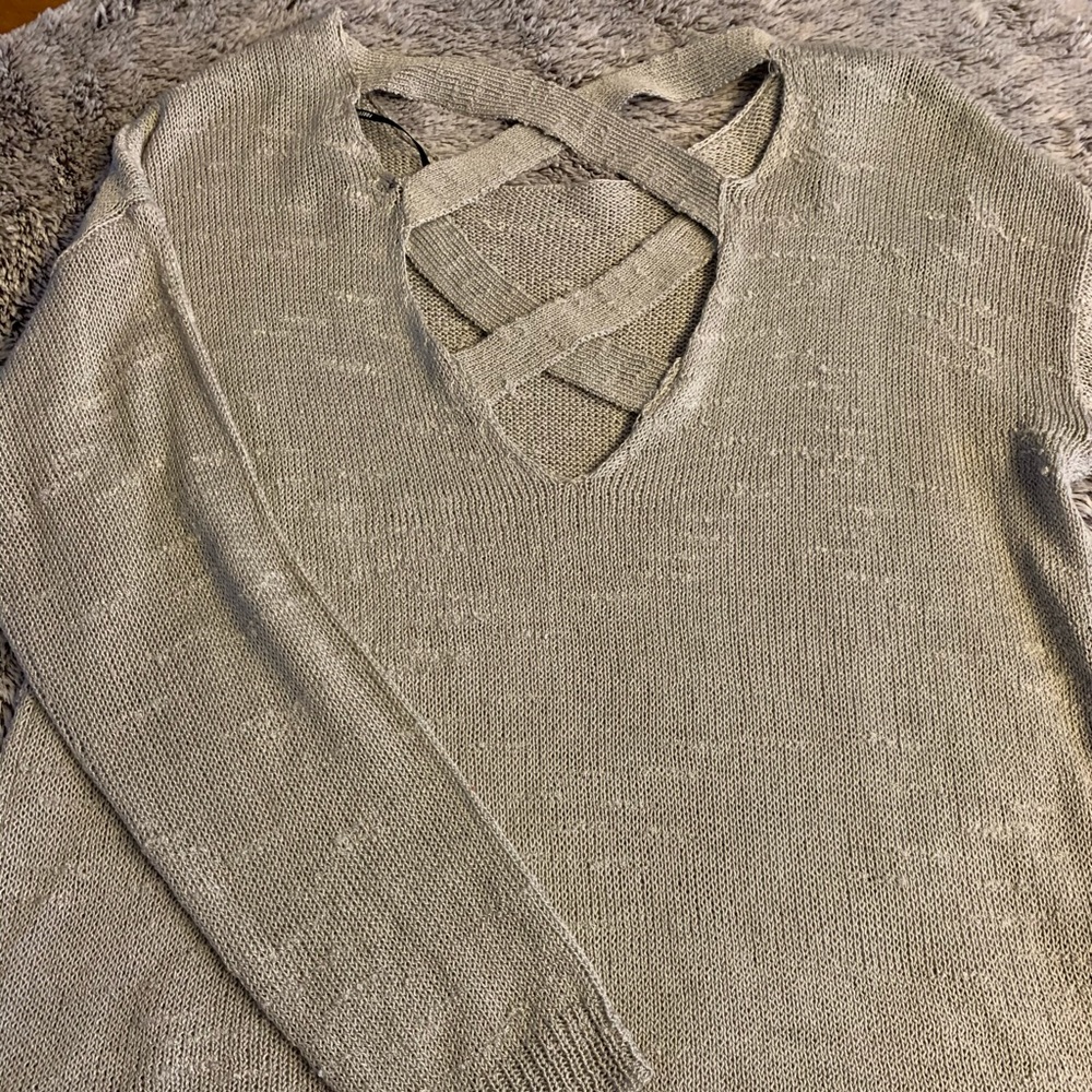 Grey Forever21 sweater